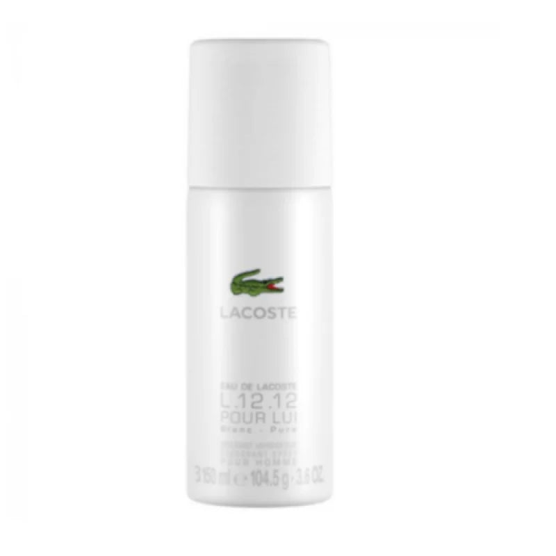 Lacoste Eau Blanc Pure Deodorant Radiates Floral Woodiness Men’s Bath & Body