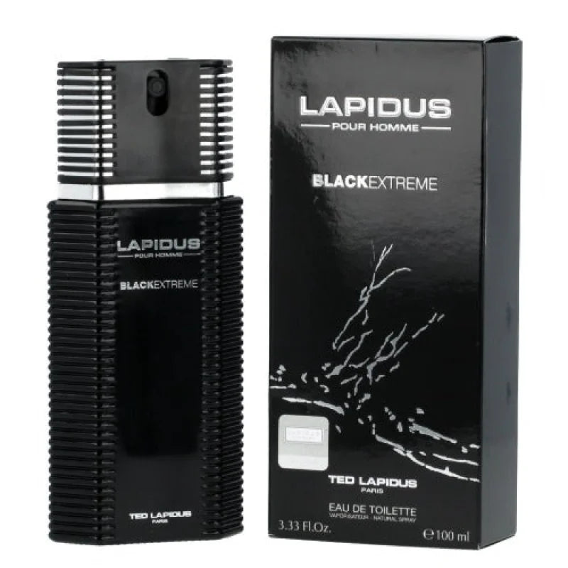 Lapidus Pour Homme Black Extreme Balsamic Floral Spice Scent Men’s Cologne Ted
