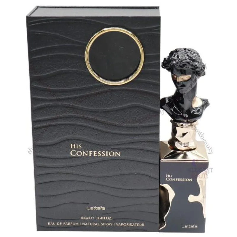 Confession Eau Perfume Unleashes Cinnamon Mandarin Lavender Base Notes Men’s Cologne Lattafa