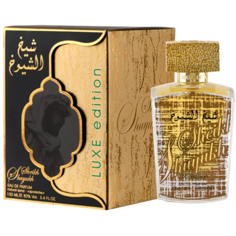 Sheikh Al Shuyukh Luxe Edition Oriental Spicy Vanilla Elixir Unisex Fragrance Lattafa