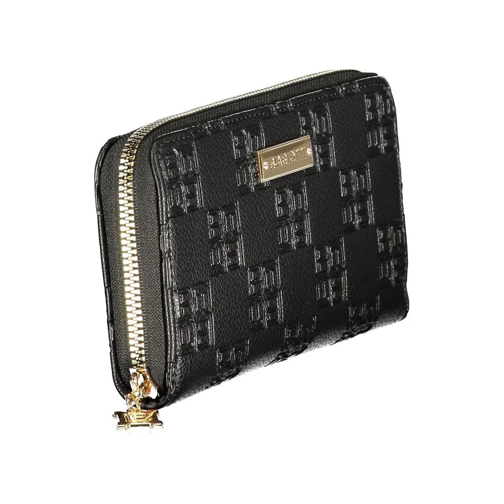 Laura Biagiotti Black Polyurethane Women Wallet