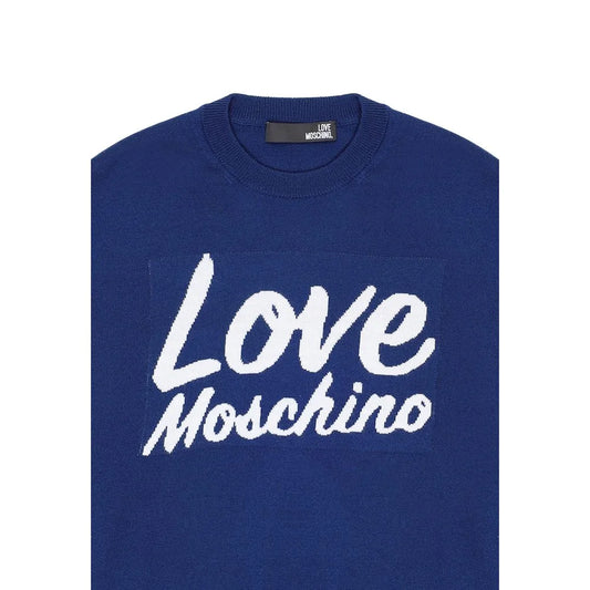 Love Moschino Blue Sweater Model LOVMAGDAAF1ST0709045 for Women