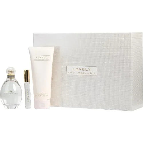 Lovely Sarah Jessica Parker Gift Set 3 Piece Perfume and Body Lotion Women’s Sets
