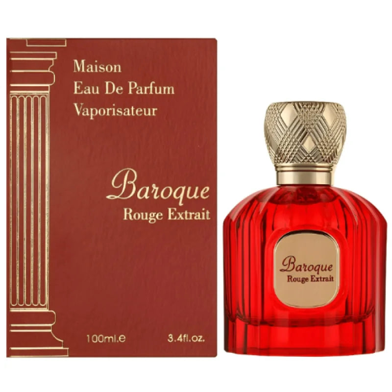Fiery Alhambra Baroque Rouge Extrait Ignites Your Senses Unisex Fragrance Lattafa