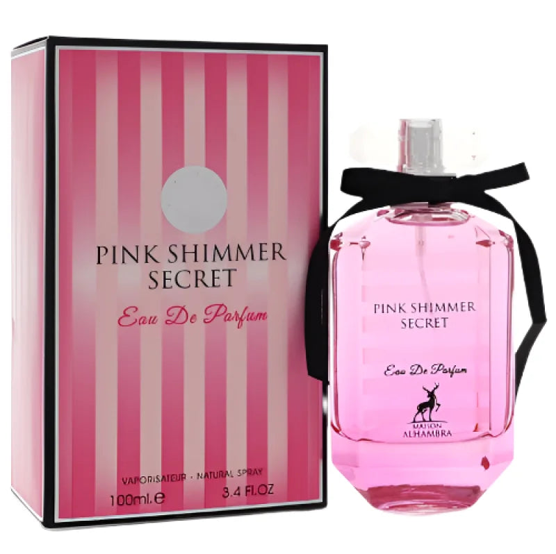 Maison Alhambra Pink Shimmer Secret Floral Fruity Fragrance Women’s Perfume Lattafa