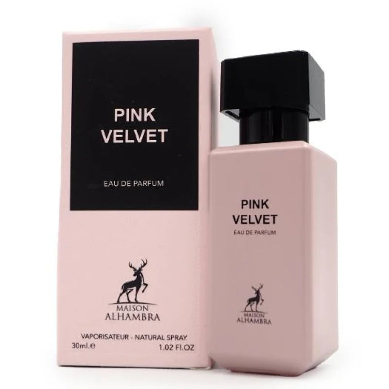 Alhambra Pink Velvet Unleashes Rose Petals and Sichuan Pepper Women’s Perfume Lattafa