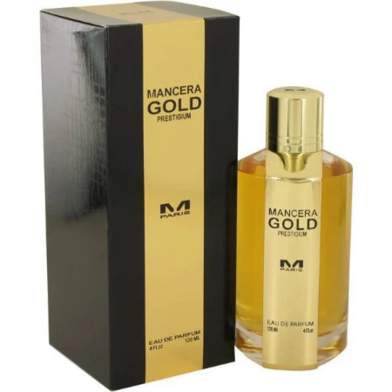 Captivating Mancera Gold Prestigium Perfume with Orange Blossom Unisex Fragrance