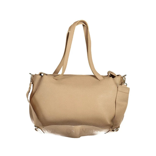 Mario Valentino Beige Polyethylene Bag with Versatile Chic Style