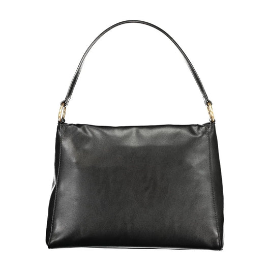 Mario Valentino Black Polyurethane Women Shoulder Bag