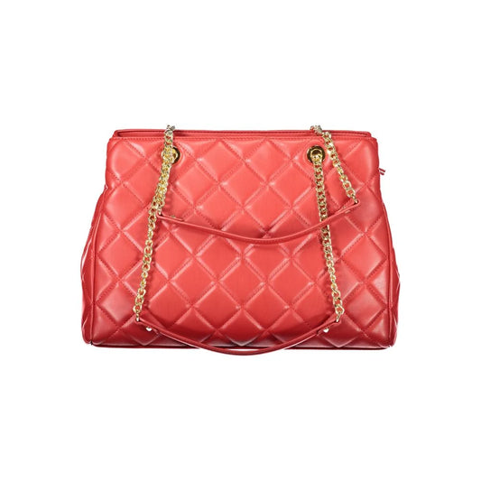 Mario Valentino Red Polyethylene Handbag