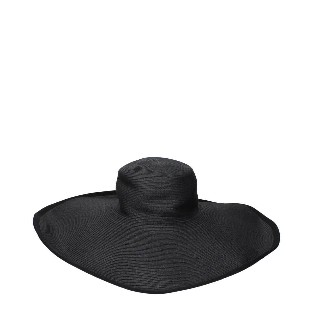 Max Mara Black Paper Sunhat