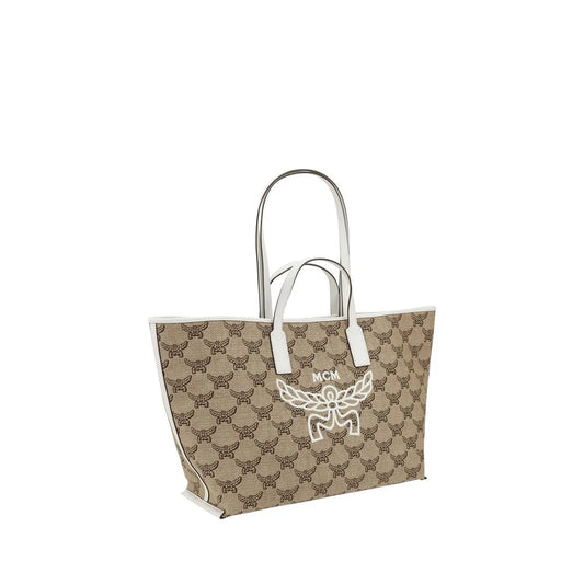 Medium Himmel Tote Bag with Versatile Flat Handles and Magnetic Closure MCM