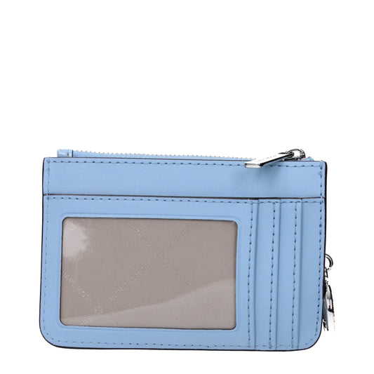 Michael Kors Light Blue Leather Wallet