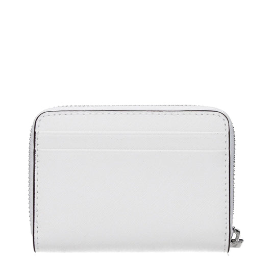 Michael Kors White Leather Cardholder