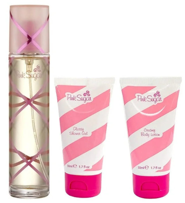 Irresistible Pink Sugar Toilette Spray and Luxurious Shower Gel Duo Women’s Gift Sets Aquolina
