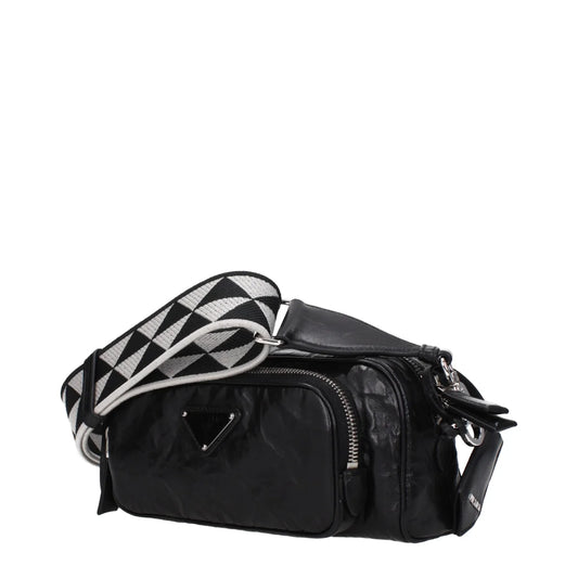 Prada Black Leather Crossbody Bag