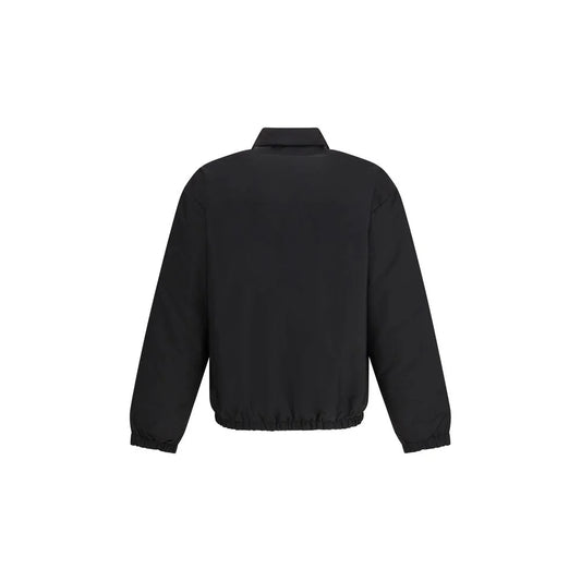 Prada Black Recycled Polyamide Full-Length Jacket