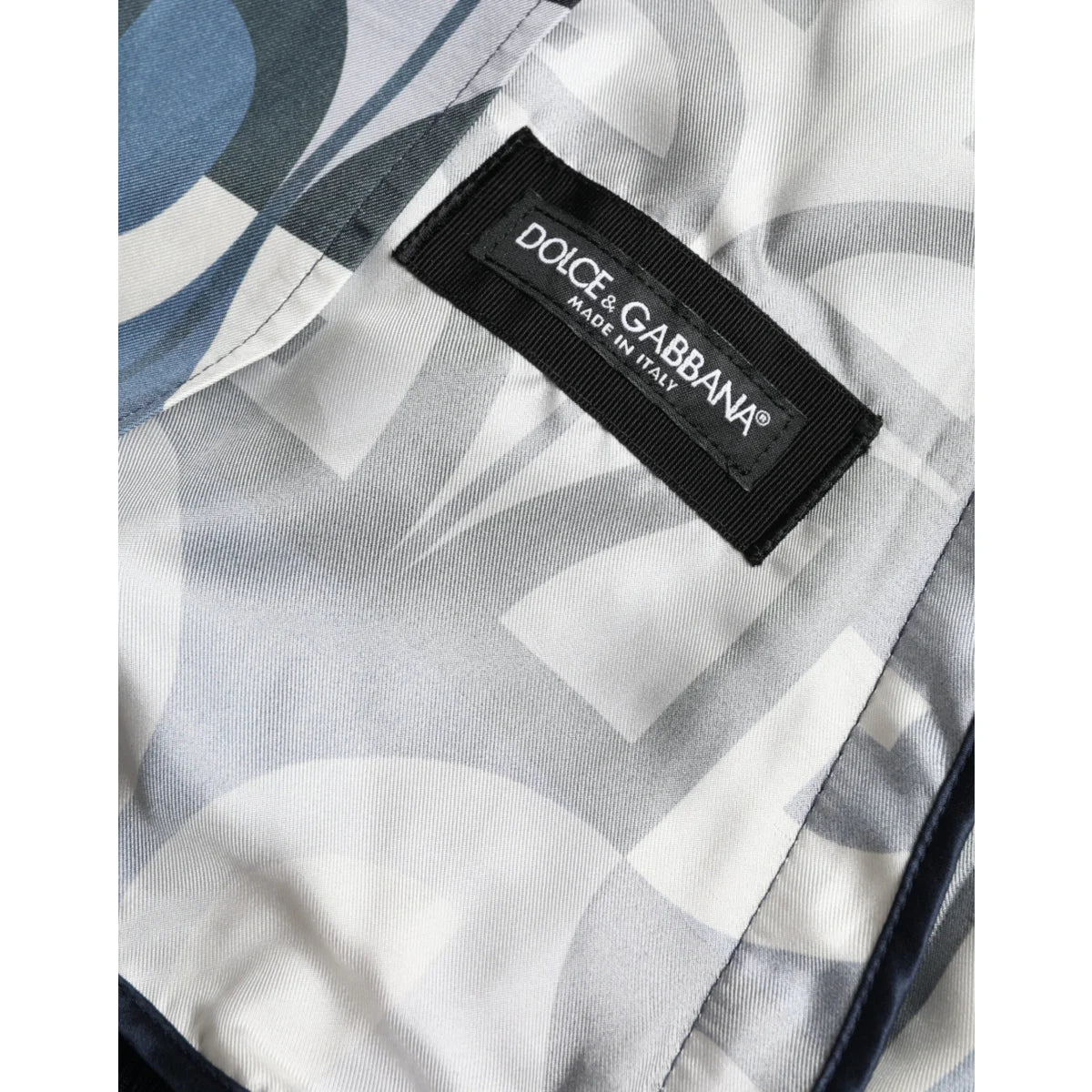 Pure Silk Gabbana Bomber Jacket Dolce Logo Print Luxury Redefined &