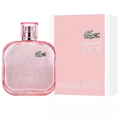 Rose Sparkling Perfume for Women Amber and Fruity Lacoste Fragrance Women’s
