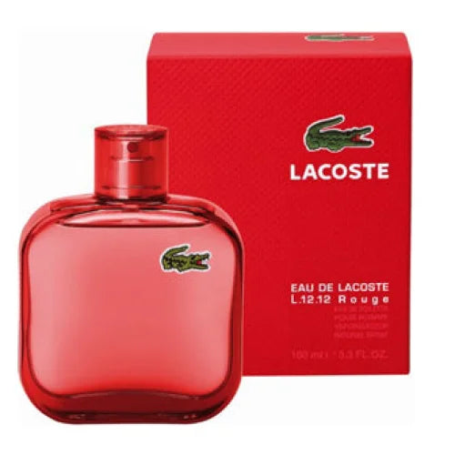 Rouge Eau Spicy Composition Mens Cologne for Dynamic Energy Men’s Lacoste