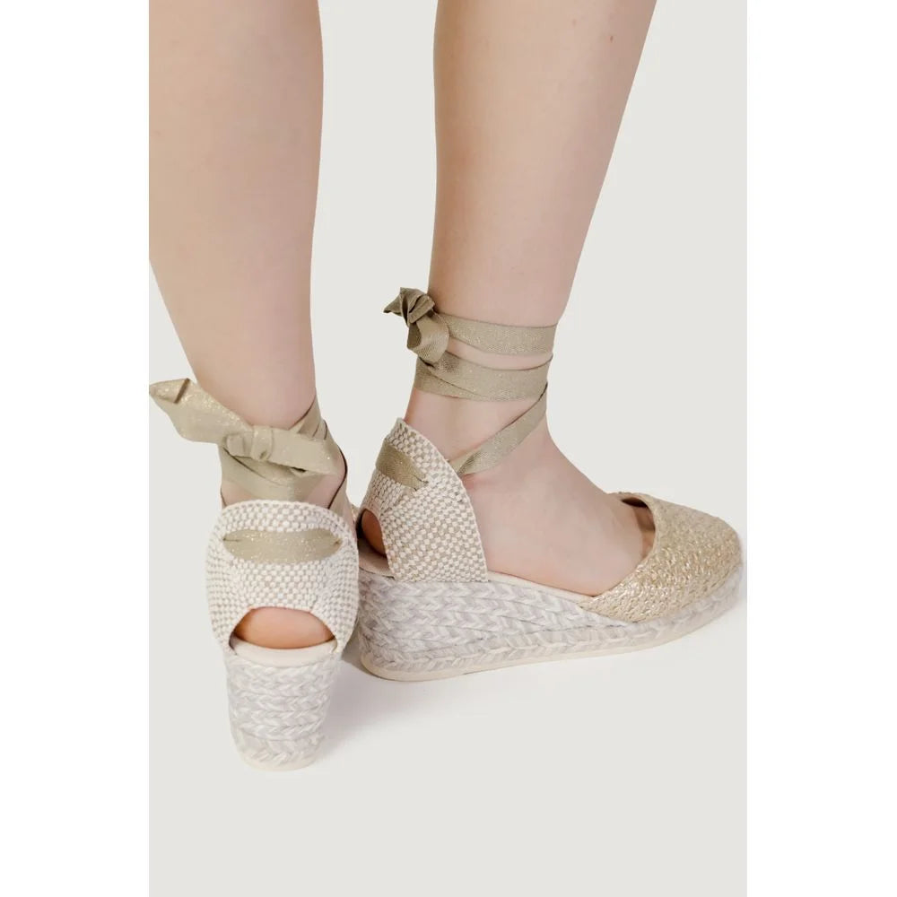 Roy Rafia Espadrilles Platino Heeled for Chic Summer Style