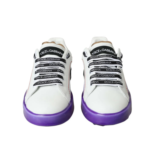 Runway Ready Dolce Gabbana Leather Sneakers for Effortless Style &