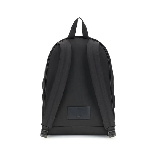 Saint Laurent Black Recycled Polyamide Backpack
