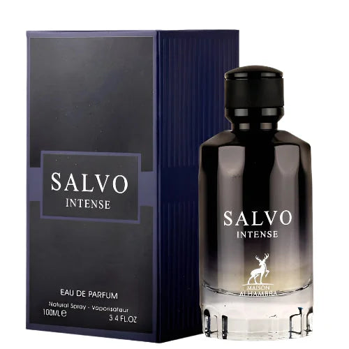Salvo Intense Cologne Invigorating Amber Notes Fragrance for Men Men’s Lattafa