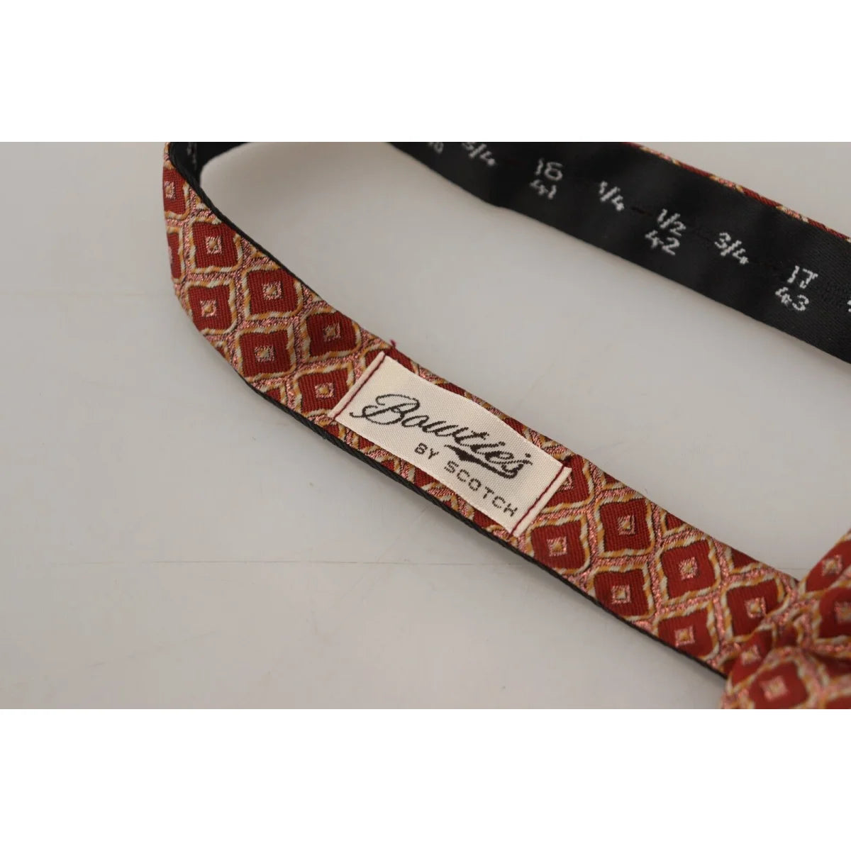 Scotch & Soda Multicolor Silk Adjustable Neck Papillon Men Bow Tie