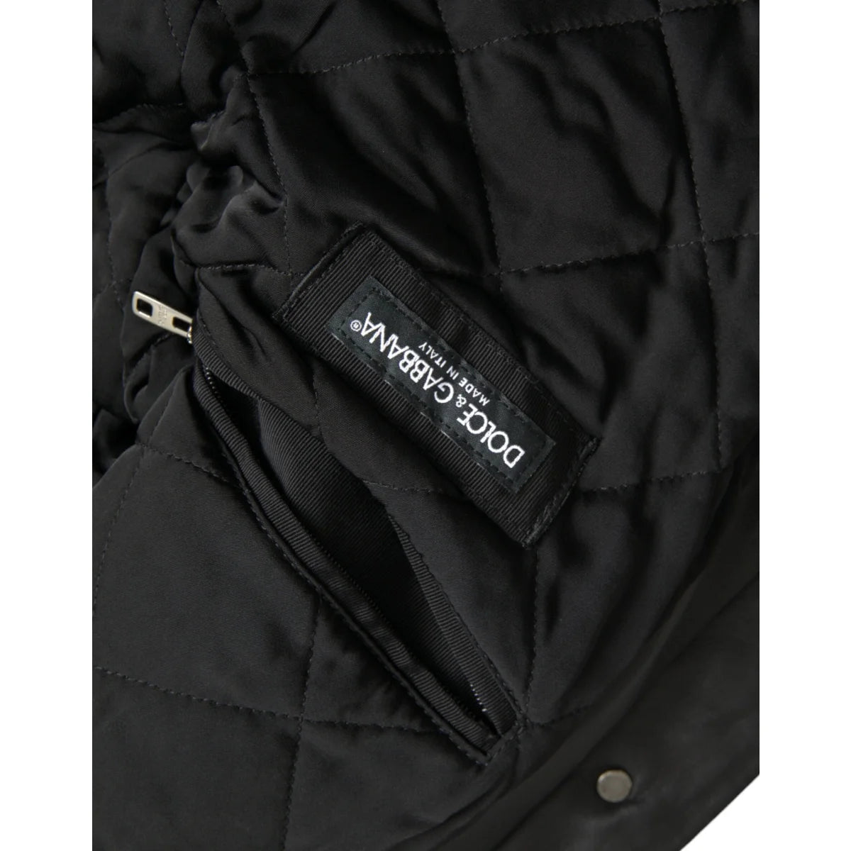 Showstopping Dolce Gabbana Leather Biker Jacket with Luxe Fur Collar &