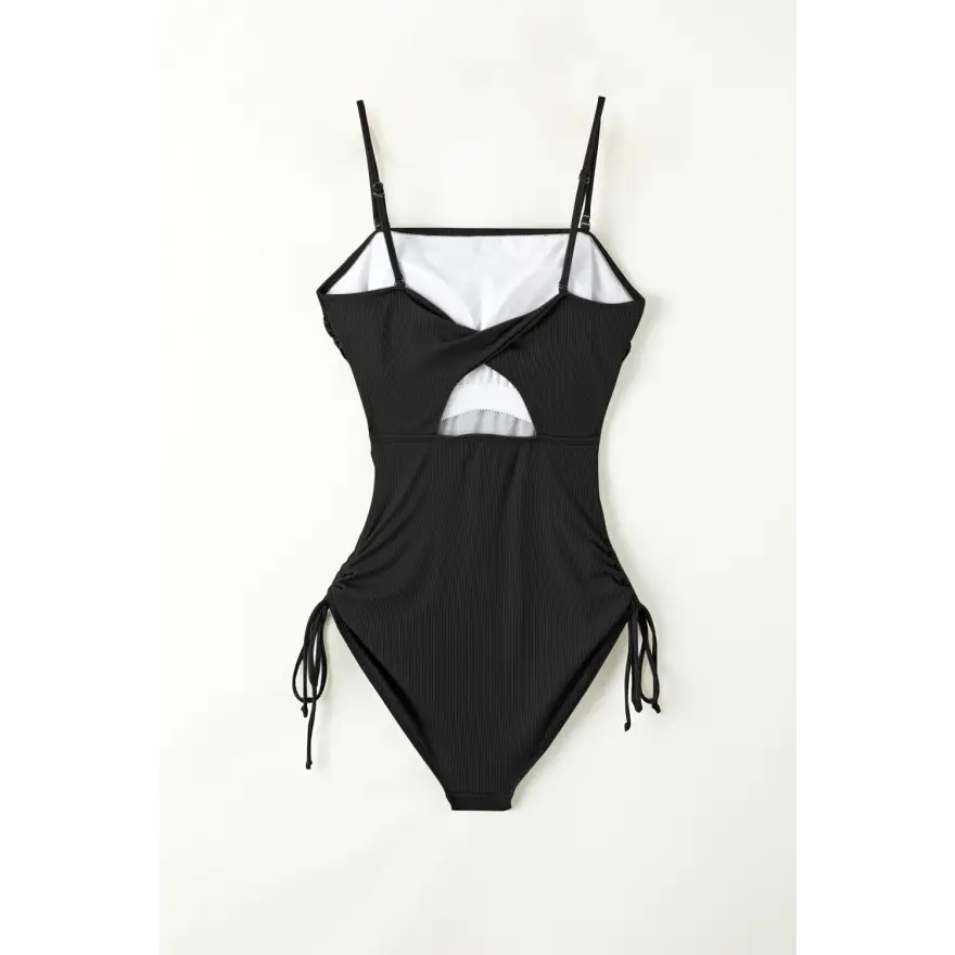 Sizzling Spaghetti Strap Swimsuit with Removable Padding Trendsi