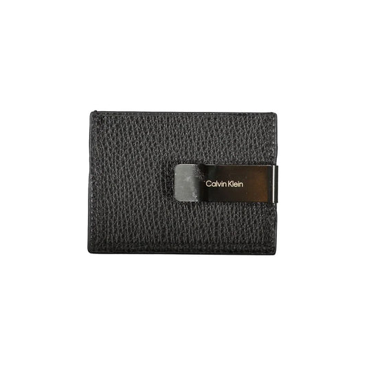 Sleek Leather Card Holder with Money Clip for Effortless Organization Calvin Klein