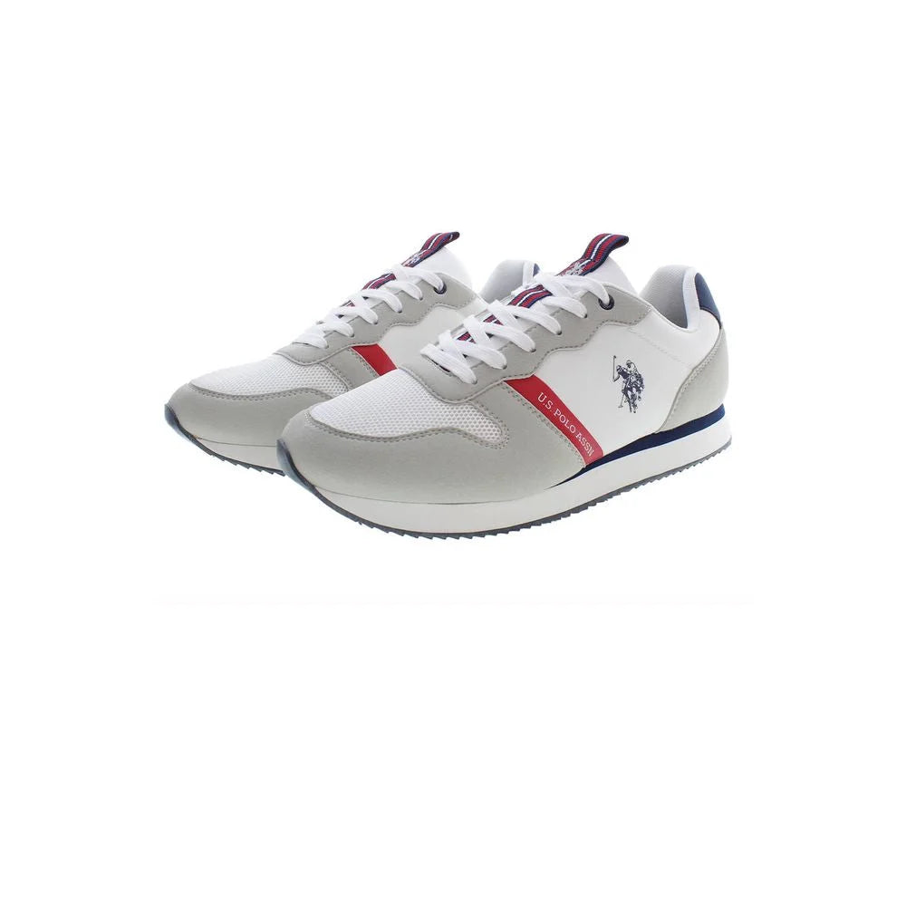 Sleek Style White Polyester Men Sneaker by U.S. POLO ASSN ASSN.