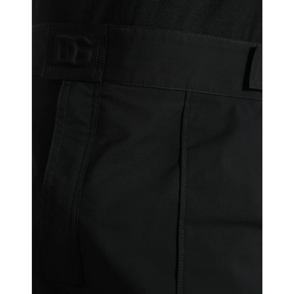 Stunning Dolce Gabbana Black Regular Fit Straight Pants &