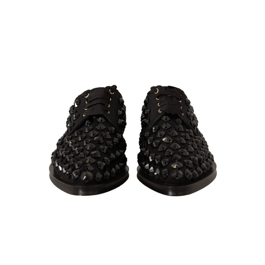 Stunning Dolce & Gabbana Gros Grain Jeweled Formal Flats