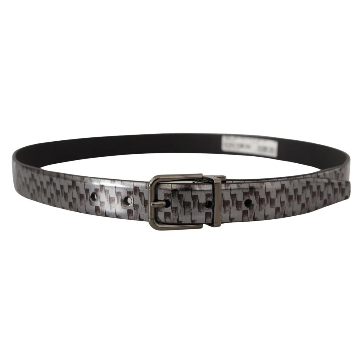 Stunning Dolce & Gabbana Leather Belt with Metal Buckle