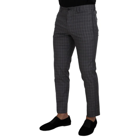 Stunning Mainline Checkered Perfection Dolce Gabbana Dress Pants &