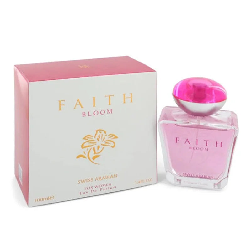 Swiss Arabian Faith Bloom Eau Blossoming Floral Radiance for Women Women’s Perfume