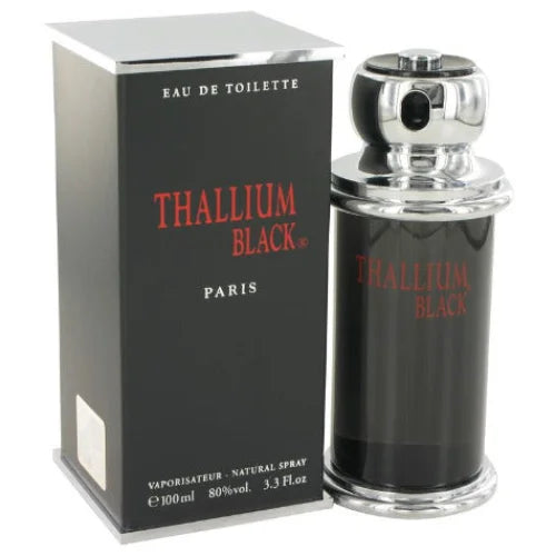 Thallium Black Eau De Toilette Spray for Men by Jacques Evard Men’s Cologne