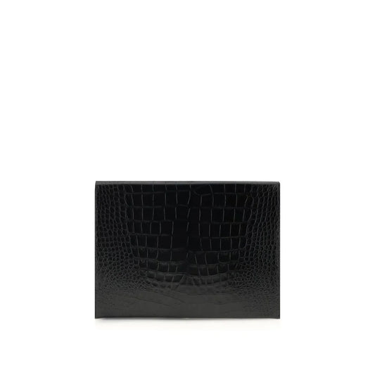 Tom Ford Black Leather Clutch Bag