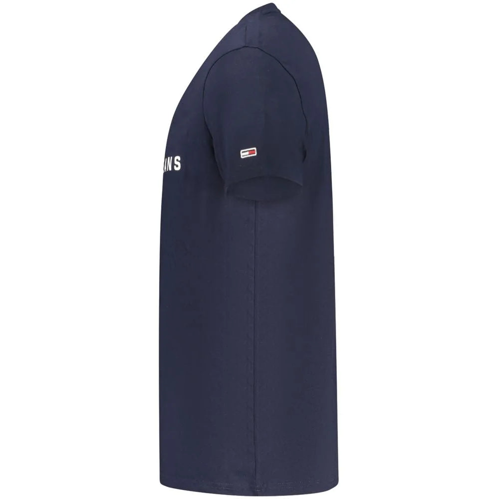 Tommy Hilfiger Blue Cotton Men’s T-Shirt