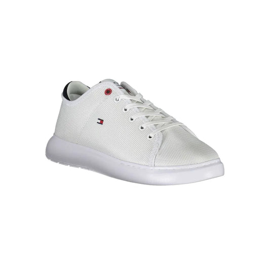 Tommy Hilfiger White Polyester Men Sneaker