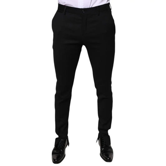 Unleash Italian Style with Dolce and Gabbana Dress Pants in Wool Blend &