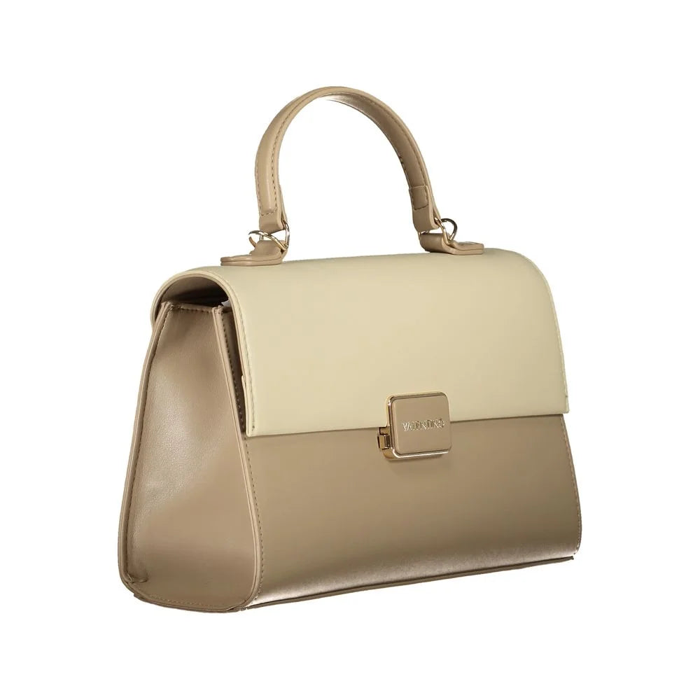 Valentino Bags Creation Elegant Beige Handbag with Versatile Strap Mario