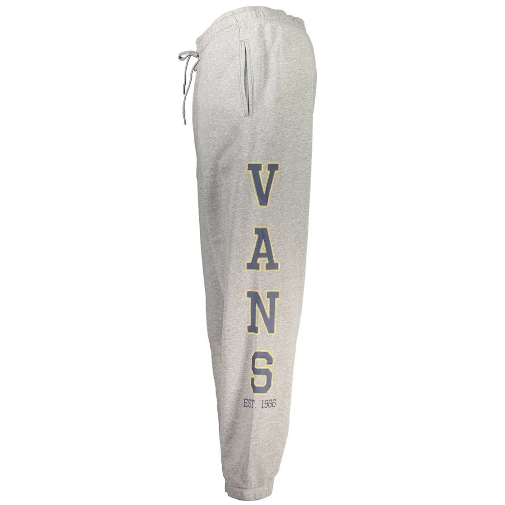 Vans Grigio Cotton Men Sports Trouser