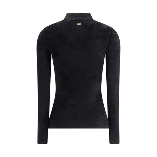 Versace Black Viscose Shirt