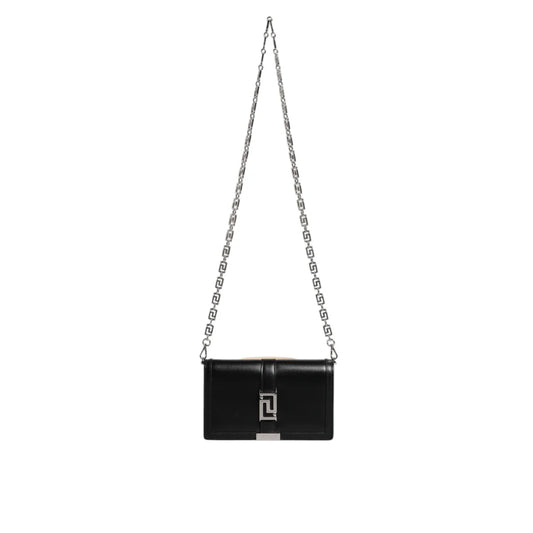 Versace Calfskin Leather Crossbody Bag for Effortless Luxury