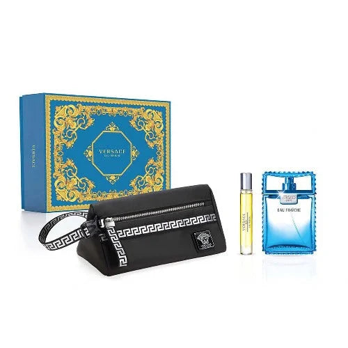 Versace Eau Fraiche Piece Gift Set with De Toilette Spray Men’s Sets
