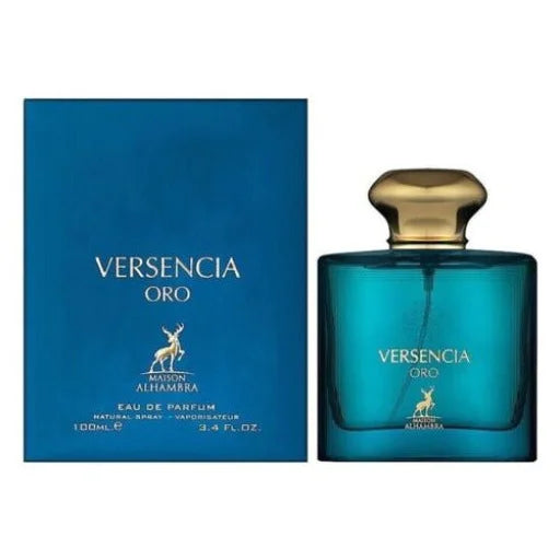 Versencia Oro Cologne for Men Bold Aromatic Scent with Vanilla and Cedar Men’s Lattafa