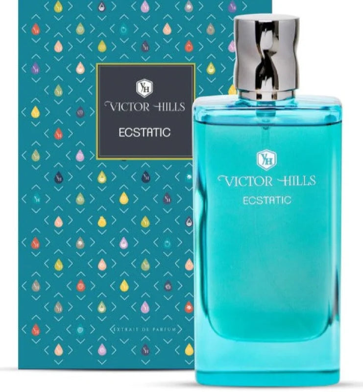 Victor Hills Ecstatic Extrait De Parfum With Nutmeg Flower Burst Unisex Fragrance